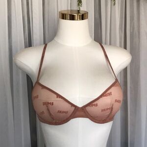 SKIMS Limited Edition After Hours Collection Mesh Sheer Underwire Bra